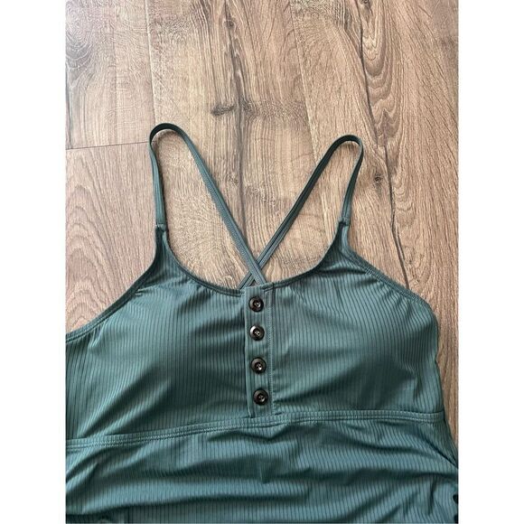 Summer Mae Ribbed One Piece Swimsuits for Women Button up  Tummy Control size XL - Picture 7 of 9